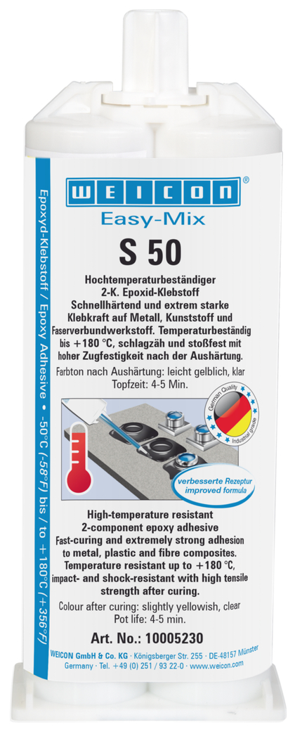 Easy-Mix S 50 Epoxy Adhesive | Perekat epoksi untuk pekerjaan perbaikan dan pemeliharaan yang cepat