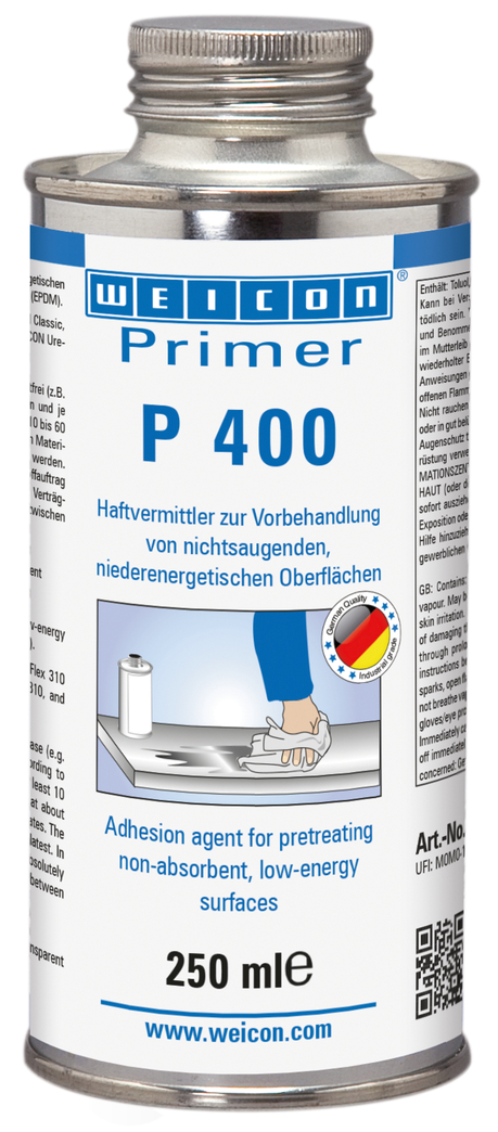 Primer P 400 | bahan pengikat untuk plastik berenergi permukaan rendah Primer P 400 | bahan pengikat untuk plastik berenergi permukaan rendah