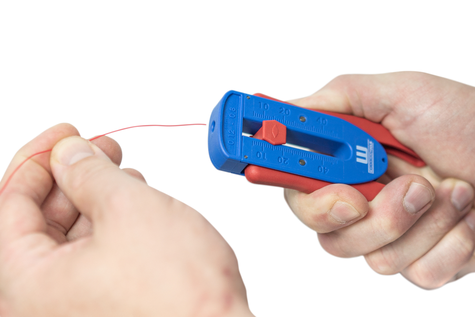 Precision Wire Stripper S | untuk konduktor tipis dan kabel I pengupasan berkisar antara 0,12 mm - 0,8 mm (36-20 AWG)