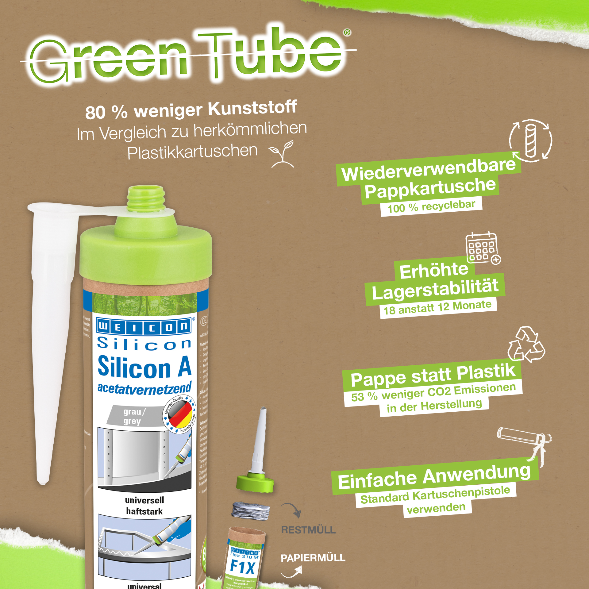 Silikon A | pengawet asetoksi dan sealant fungisida