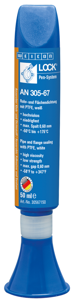 WEICONLOCK® AN 305-67 Pipa dan Paking Permukaan | dengan PTFE, viskositas rendah