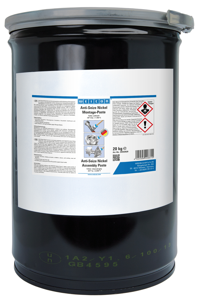 Anti-Seize Nickel Assembly Pastes | Pasta pelumas dan zat pelepas, tahan suhu tinggi Anti-Seize Nickel Assembly Pastes | Pasta pelumas dan zat pelepas, tahan suhu tinggi