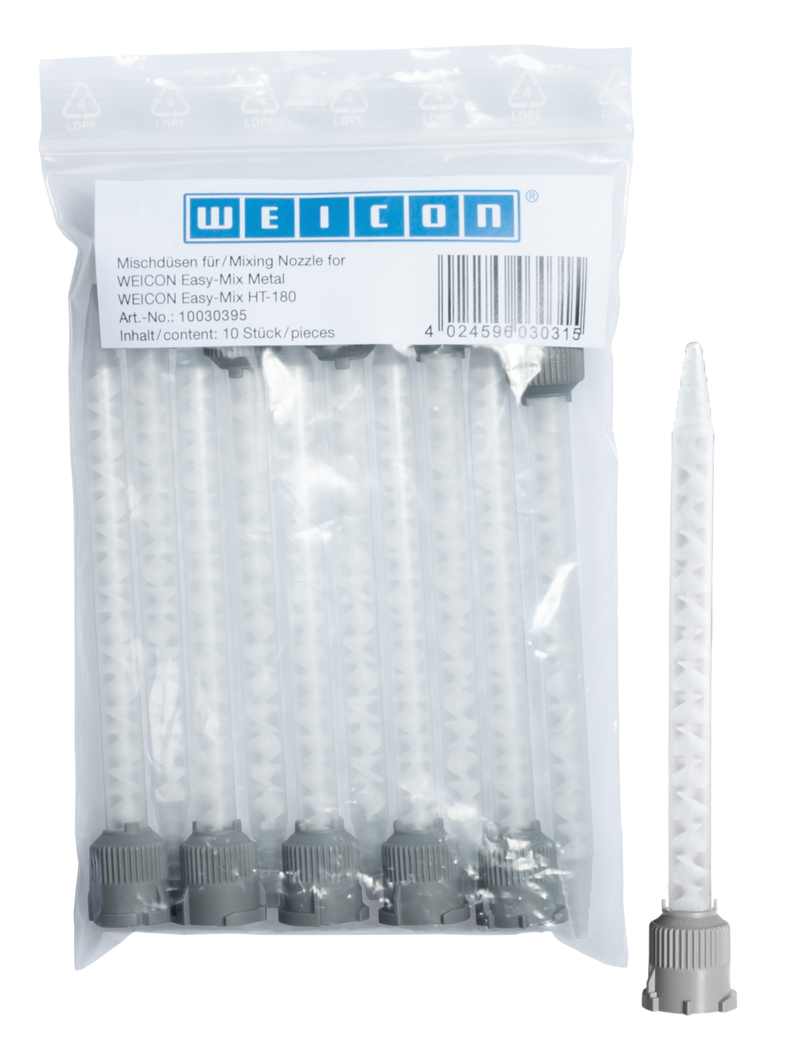 Nozzle Campuran Helix B | Helix Mixing Nozzle B cocok untuk Easy-Mix Metal, Easy-Mix HT 250 & Easy-Mix PE-PP 50