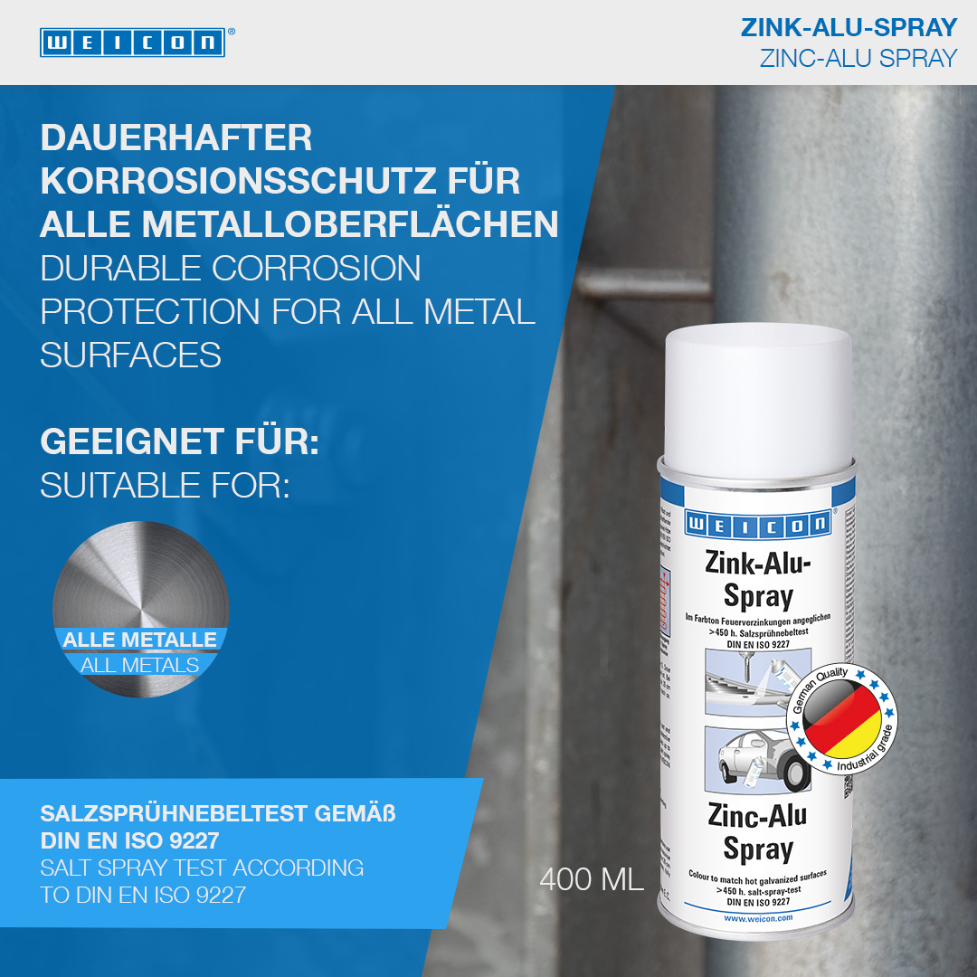 Semprotan Seng-Aluminium | perbaikan galvanisasi yang rusak