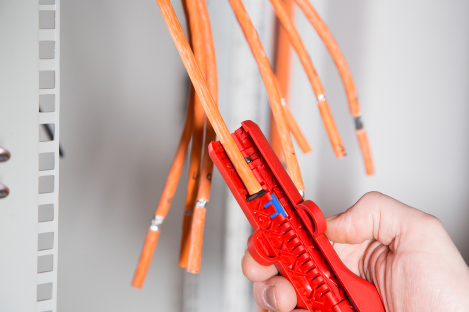 Cat Cable-Stripper No. 10 | untuk pengupasan kabel data dan jaringan I jangkauan kerja 4,5 - 10,0 mm Ø