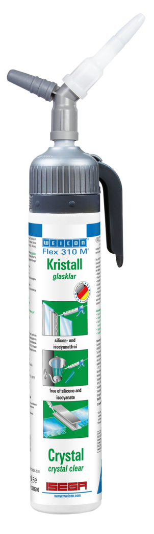 Flex 310 M® Kristal | Perekat elastis berbasis polimer MS untuk penggunaan serbaguna