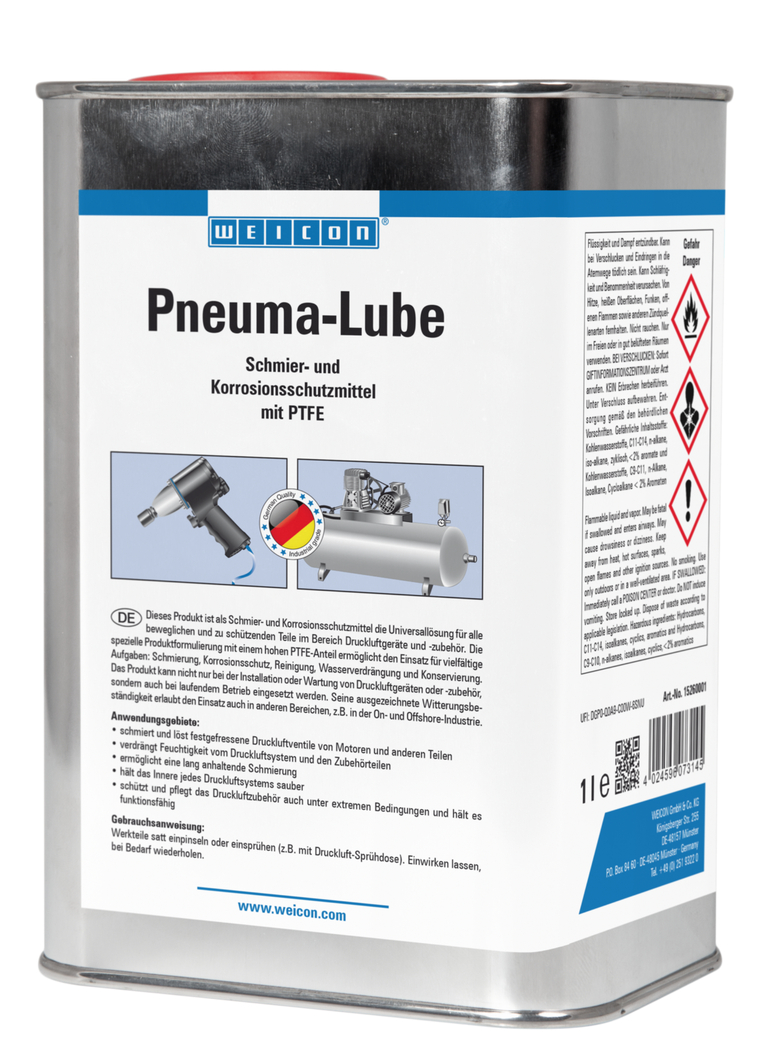 Pneuma-Lube | pelumas dengan PTFE untuk alat pneumatik