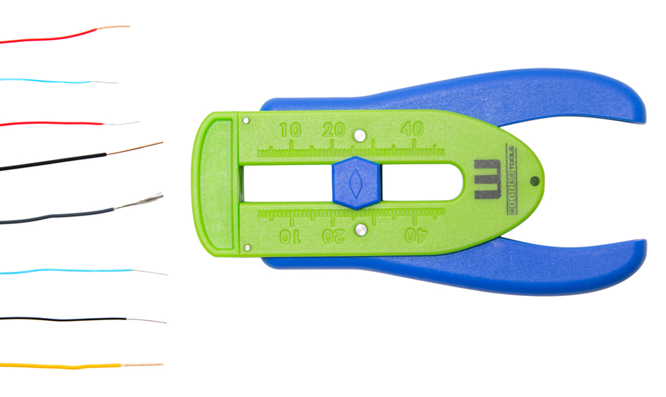 Precision Wire Stripper S Green Line | Alat pengupasan yang berkesinambungan  I untuk konduktor dan kabel tipis, jangkauan  pengupasan dari 0,12 mm - 0,8 mm (36-20 AWG)