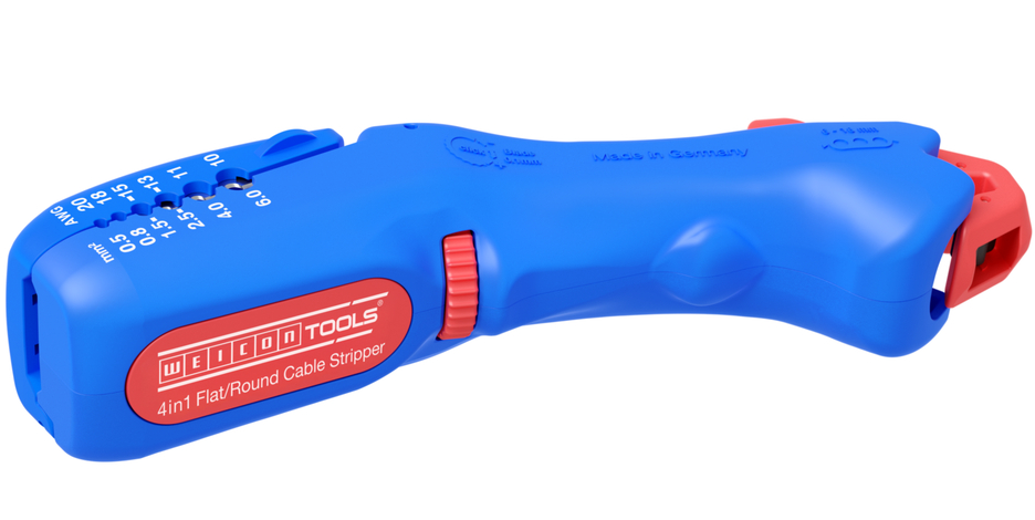 Flat and Round Cable Stripper | untuk semua kabel pipih umum hingga lebar 18 mm dan semua kabel bundar umum dengan diameter 6-13 mm