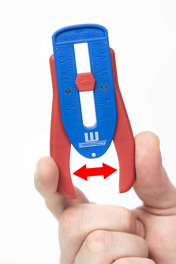 Precision Wire Stripper S | untuk konduktor tipis dan kabel I pengupasan berkisar antara 0,12 mm - 0,8 mm (36-20 AWG)