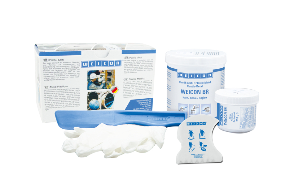 WEICON BR | sistem resin epoksi berisi perunggu untuk perbaikan dan pencetakan