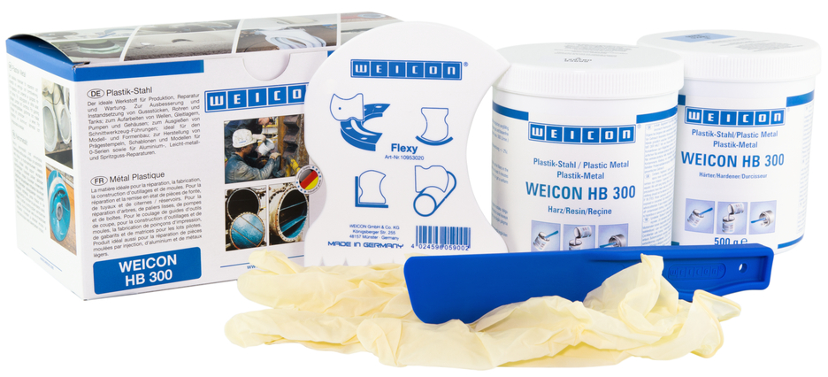 WEICON HB 300 | sistem resin epoksi tahan suhu tinggi untuk perbaikan dan pencetakan