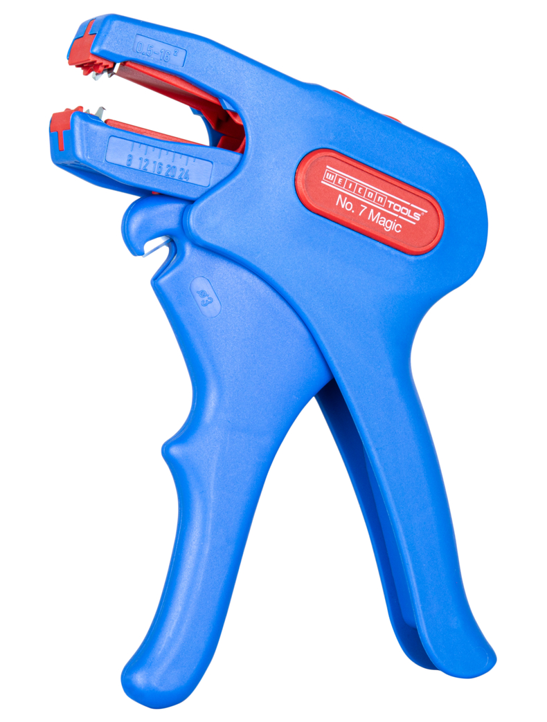 Wire Stripper No. 7 Magic | untuk menguliti dan pengupasan kabel I jangkauan kerja fleksibel 0,5 - 16,0 mm² I padat 0,5 - 10,0 mm²