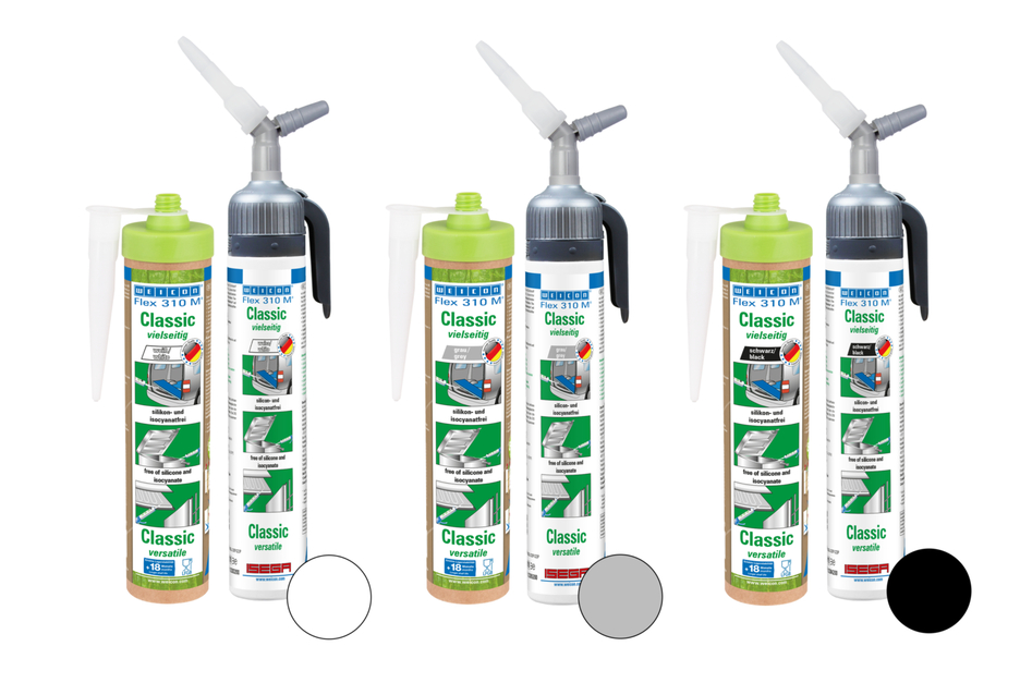 Flex 310 M® Klasik | Perekat elastis berbasis polimer MS untuk penggunaan serbaguna