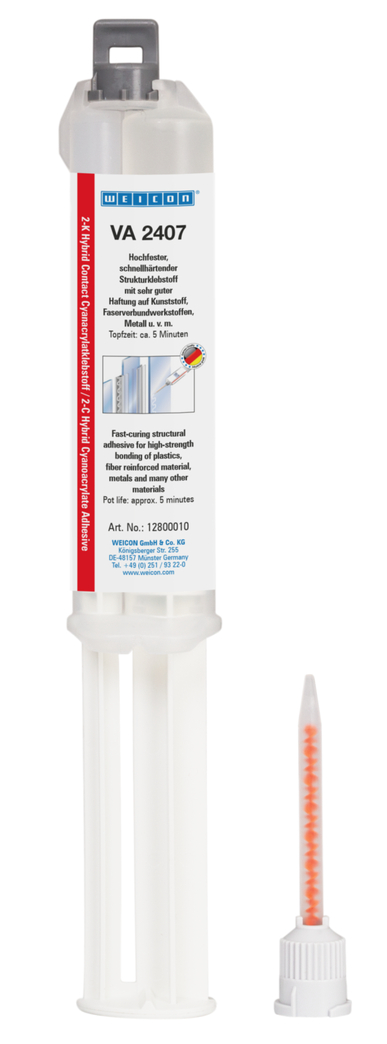VA 2407 Cyanoacrylate Adhesive | cyanoacrylate dua komponen, penghubung celah tinggi