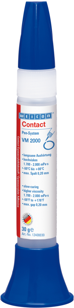VM 2000 Lem Sianokrilat | perekat instan dengan viskositas tinggi untuk logam