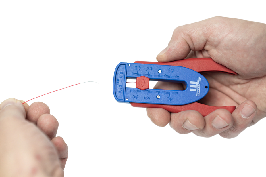 Precision Wire Stripper S | untuk konduktor tipis dan kabel I pengupasan berkisar antara 0,12 mm - 0,8 mm (36-20 AWG)