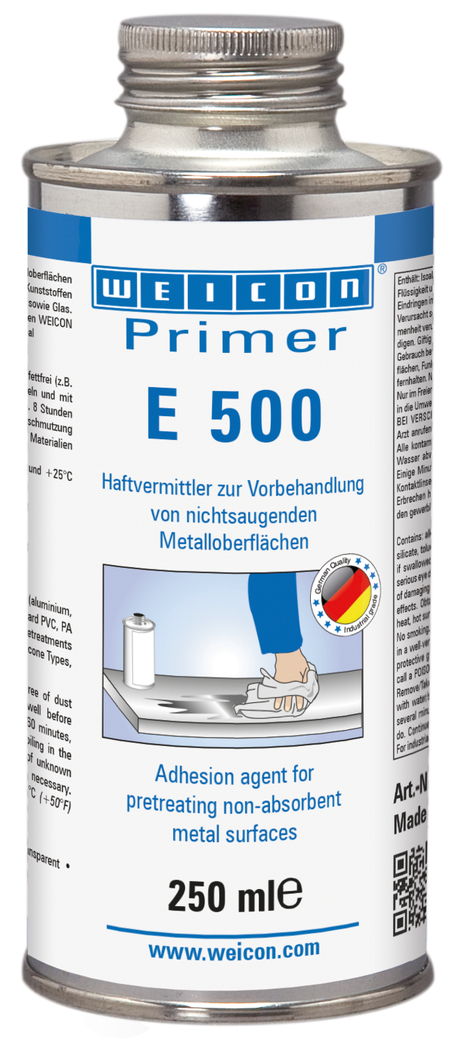 Primer E 500 | bahan pengikat untuk permukaan logam yang tidak menyerap, terutama untuk silikon