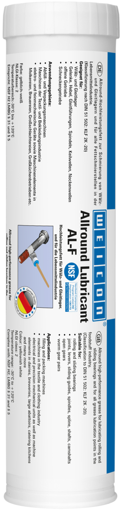 AL-F High-Performance Grease | Pelumas serbaguna yang aman untuk makanan