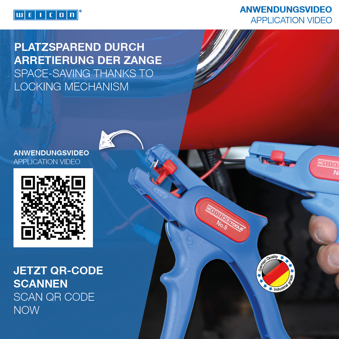 Wire Stripper No. 5 | untuk semua konduktor untai dan padat yang umum I jangkauan kerja 0,2 - 6,0 mm²