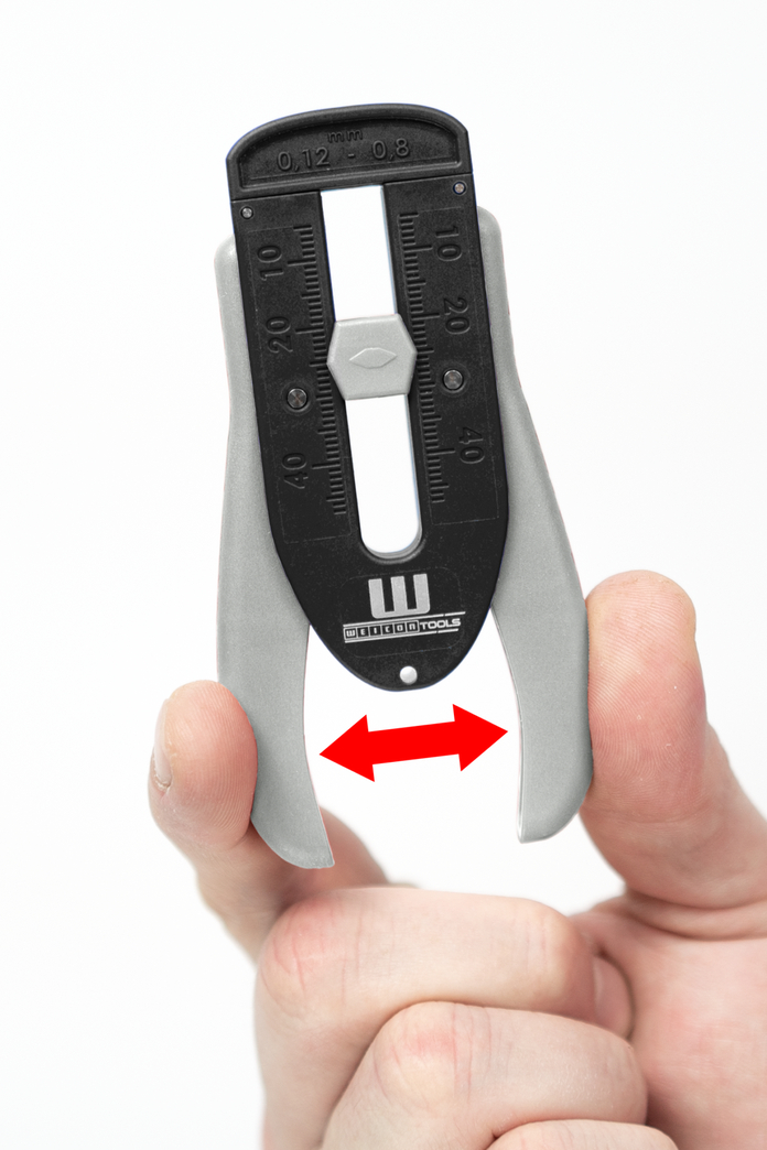ESD Precision Wire Stripper | untuk area yang dilindungi secara elektrostatis dari 0,12 - 0,8 mm