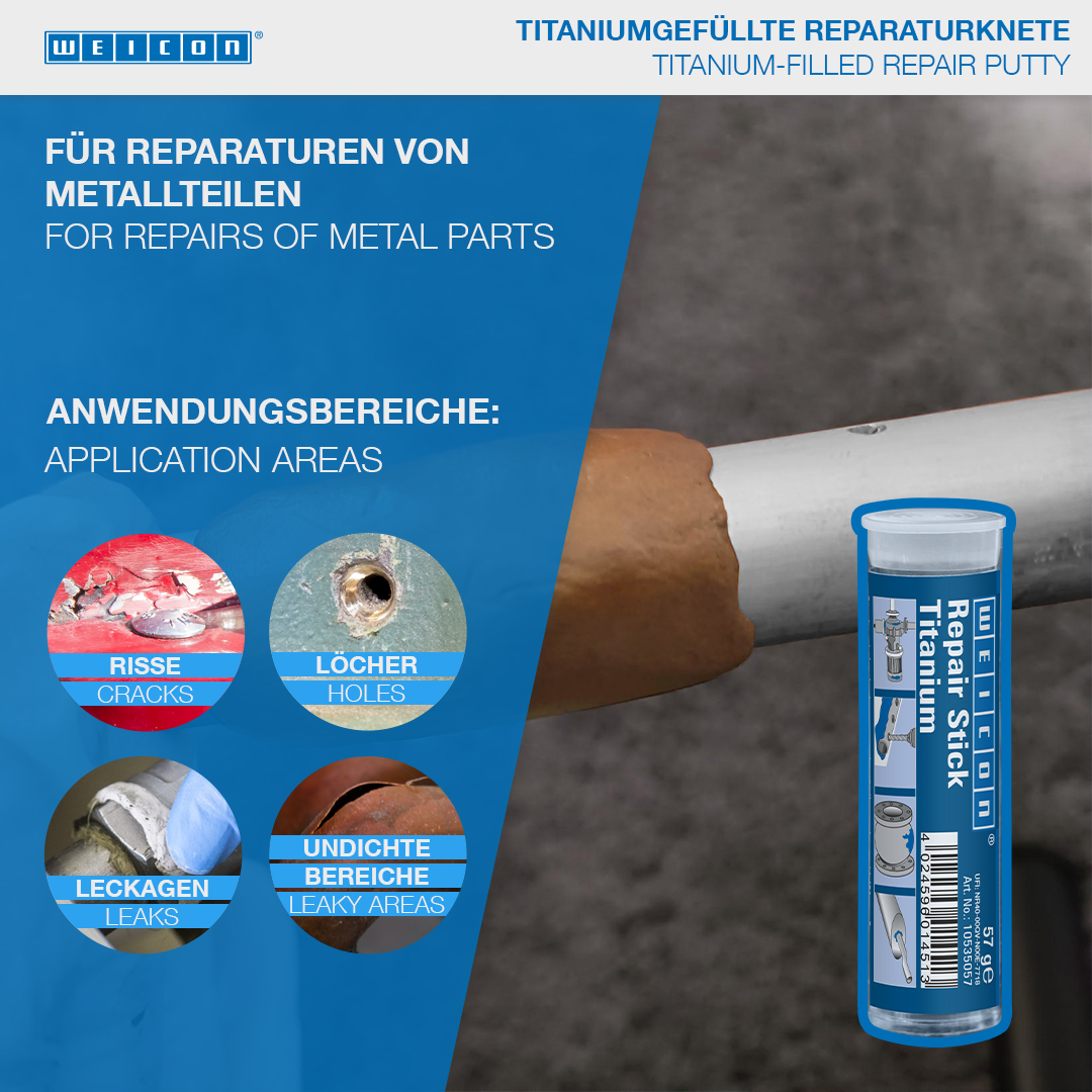 Stik Perbaikan Titanium | memperbaiki dempul, tahan suhu tinggi