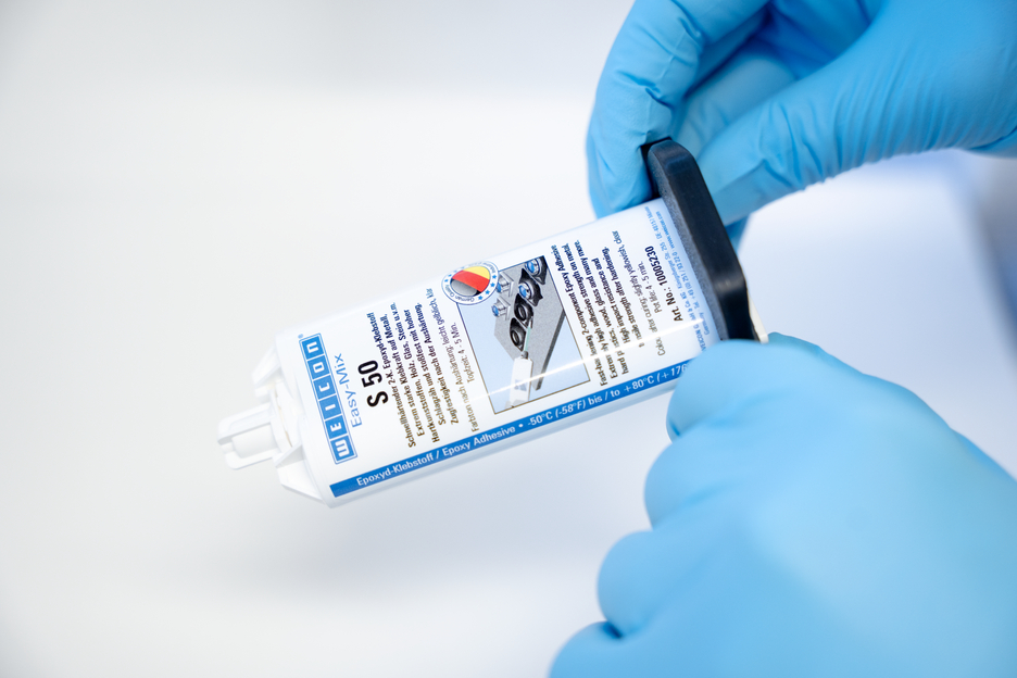 WEICON Pencampur Tangan | WEICON Manual Dispenser untuk kartrid 50 ml – rasio pencampuran 1:1 dan 2:1