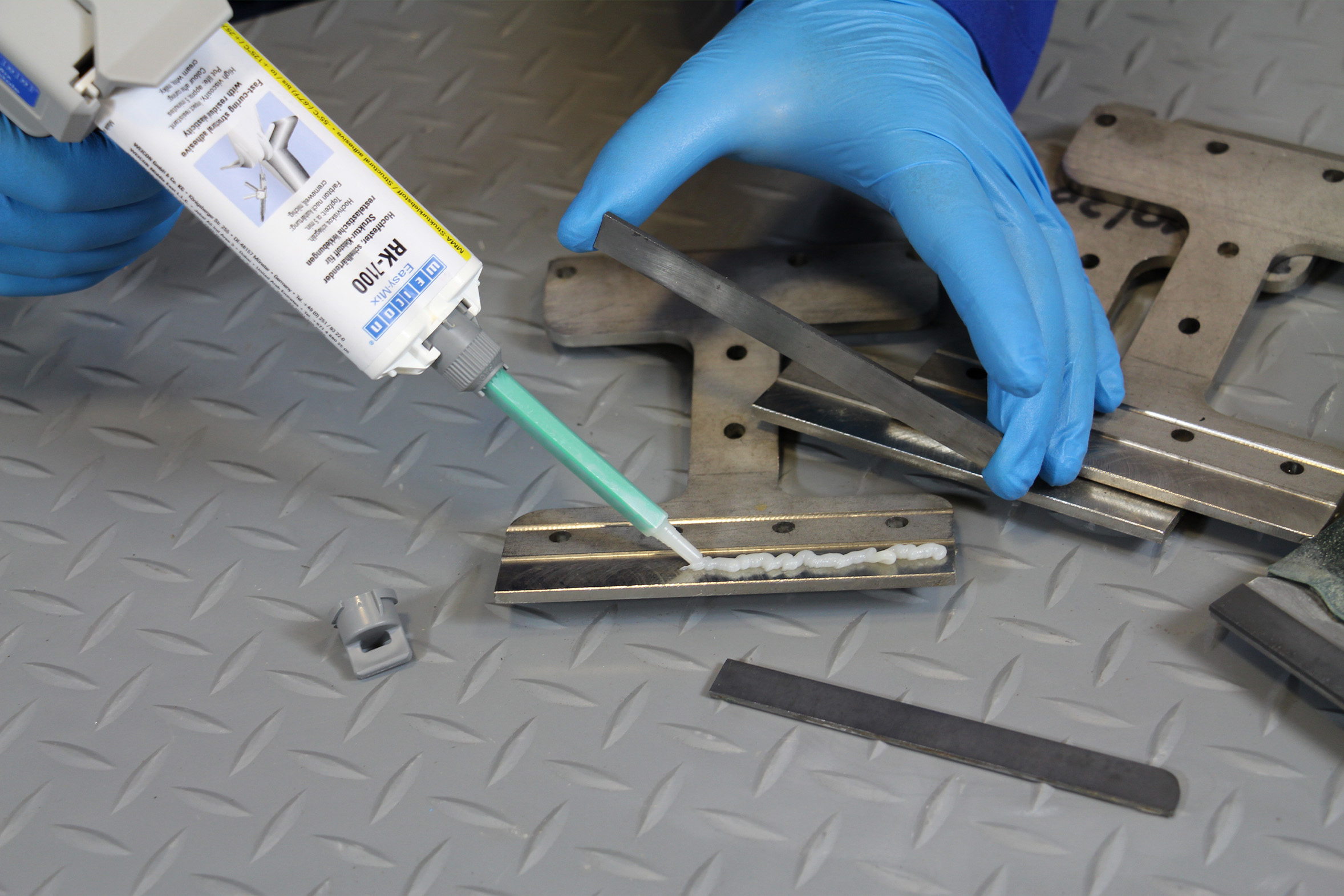 Easy-Mix RK-7100-Konstruktionsklebstoff-Edelstahl