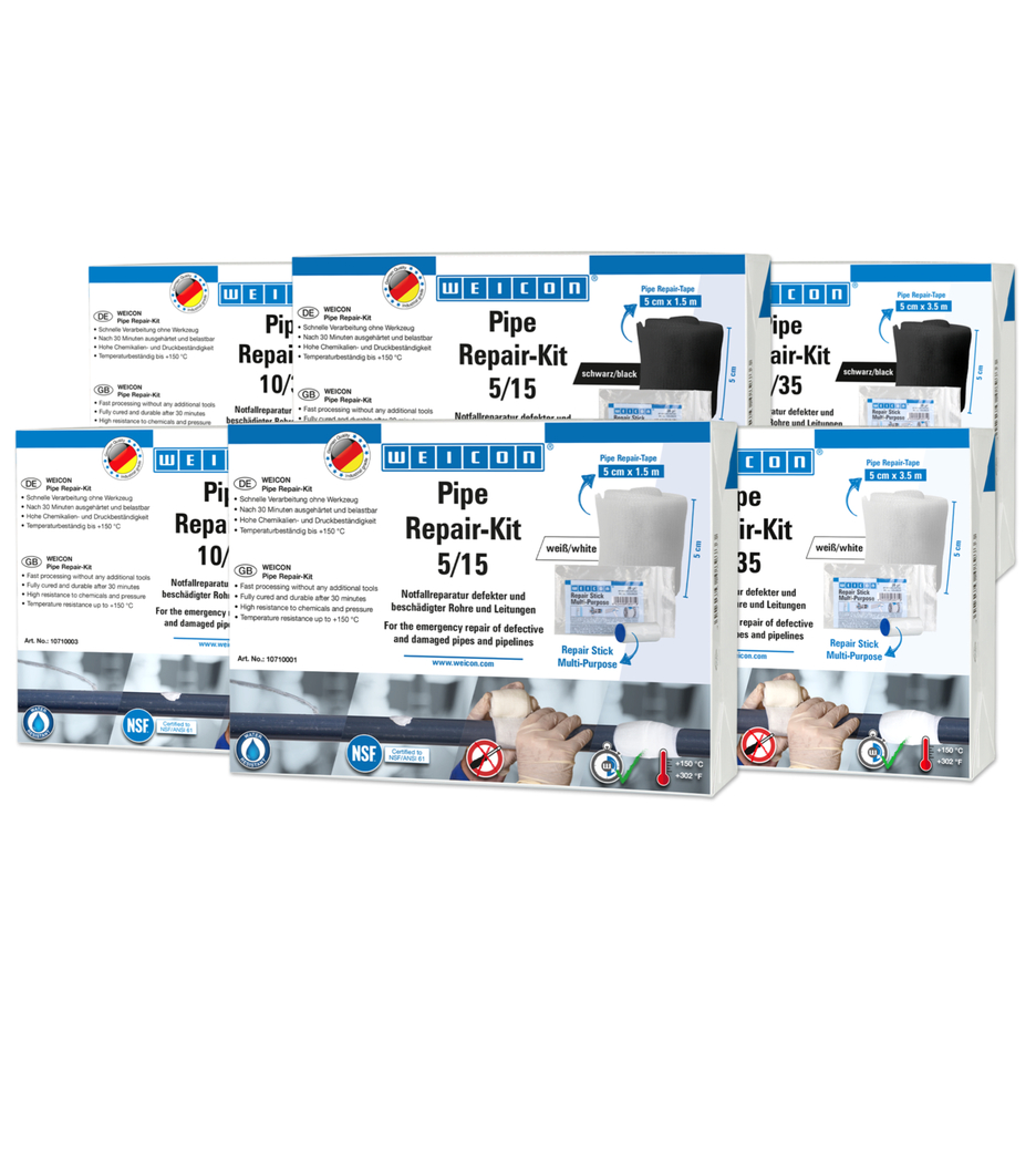 Kit Perbaikan Pipa | untuk perbaikan darurat pada pipa dan saluran yang rusak