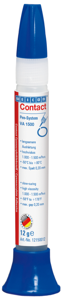 VA 1500 Cyanoacrylate Adhesive | perekat instan untuk karet, logam, bahan berpori dan penyerap