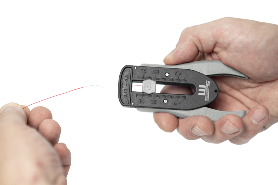 ESD Precision Wire Stripper | untuk area yang dilindungi secara elektrostatis dari 0,12 - 0,8 mm