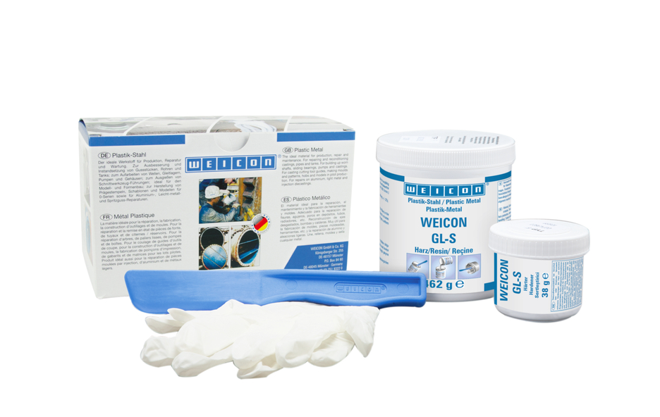 WEICON GL-S | sistem resin epoksi berisi mineral untuk lapisan pelindung keausan, pengeringan lambat