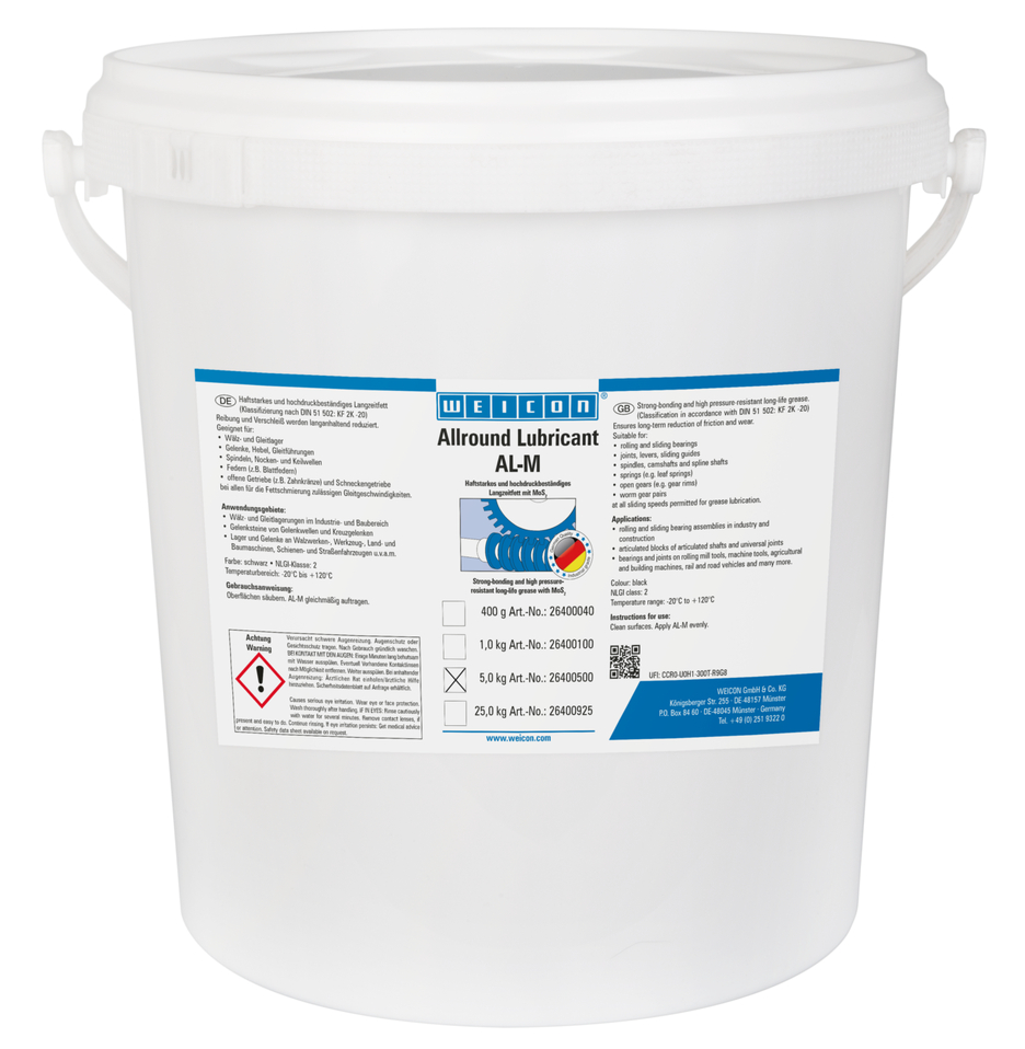AL-M High-Performance Grease | Pelumasan jangka panjang dengan MoS2