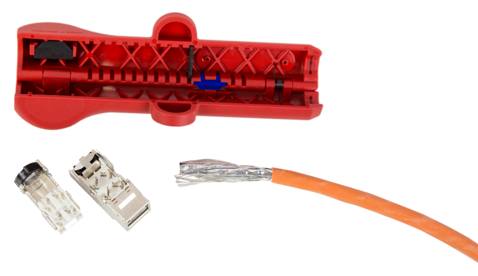 Cat Cable-Stripper No. 10 | untuk pengupasan kabel data dan jaringan I jangkauan kerja 4,5 - 10,0 mm Ø