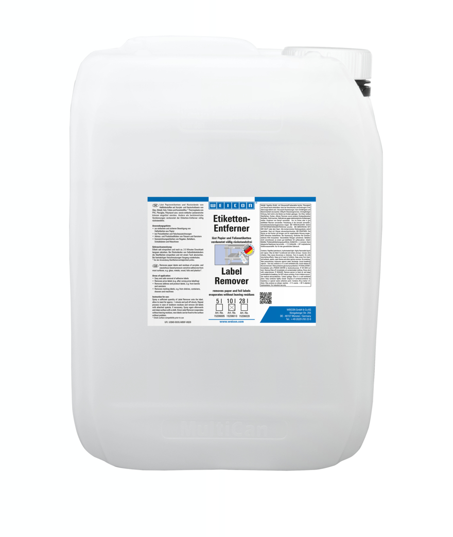 Pembersih label | untuk label kertas dan perekat