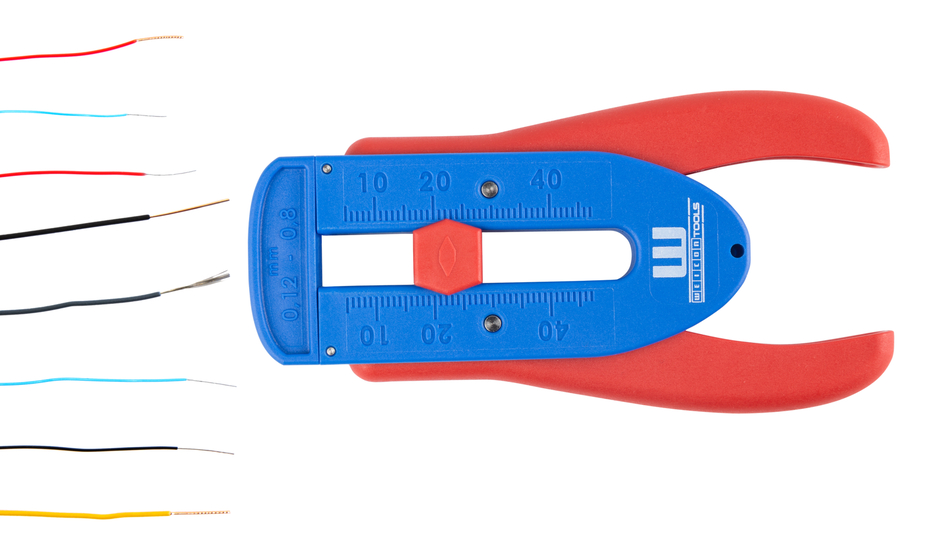 Precision Wire Stripper S | untuk konduktor tipis dan kabel I pengupasan berkisar antara 0,12 mm - 0,8 mm (36-20 AWG)