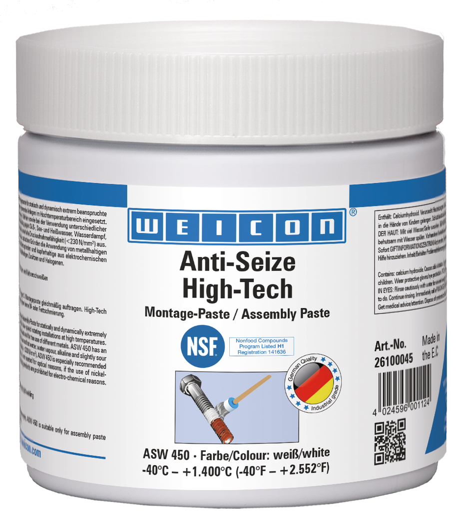 Anti-Seize High-Tech Assembly Paste | Pelumas bebas logam dan pasta bahan pelepas