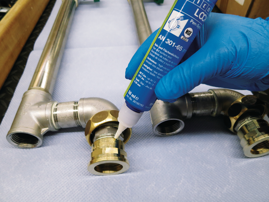 WEICONLOCK® AN 301-65 Pipa dan Segel Kedap | dengan PTFE, kekuatan sedang, dengan persetujuan air minum