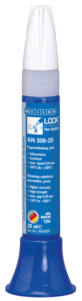 WEICONLOCK® AN 306-20 Retaining CylindricalAssemblies | kekuatan tinggi, tahan suhu tinggi, dengan persetujuan air minum