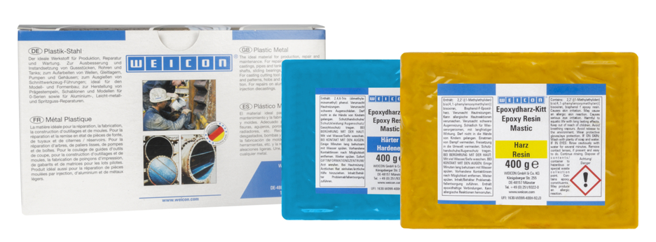WEICON Epoxy Resin Putty | senyawa perbaikan universal yang dapat diremas