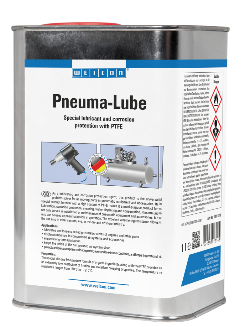 Pneuma-Lube | pelumas dengan PTFE untuk alat pneumatik