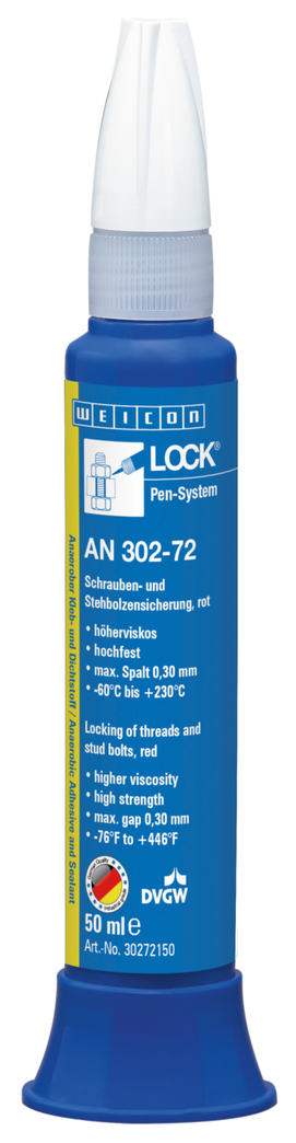 WEICONLOCK® AN 302-72 Pengencangan Baut dan Baut Berdiri | kekuatan tinggi, viskositas lebih tinggi, dengan persetujuan air minum