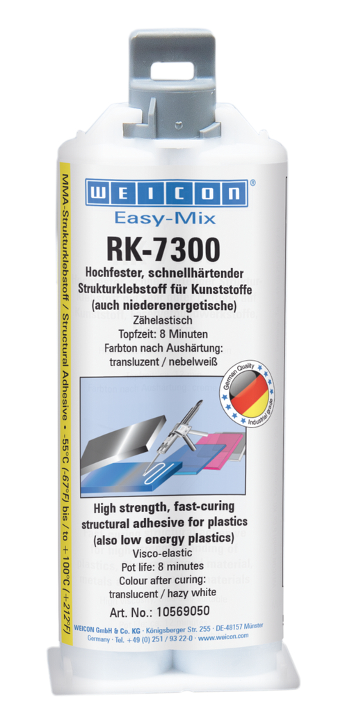 Easy-Mix RK-7300 Structural Acrylic Adhesive | perekat akrilik struktural untuk plastik berenergi permukaan rendah