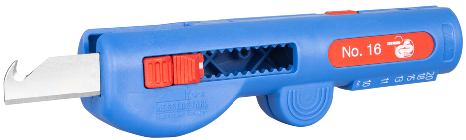 Quadro-Stripper No.16 | pengupas multifungsi I jangkauan kerja pengupasan 0,5 - 6,0 mm² / pengupasan 8 - 13 mm Ø Quadro-Stripper No.16 | pengupas multifungsi I jangkauan kerja pengupasan 0,5 - 6,0 mm² / pengupasan 8 - 13 mm Ø