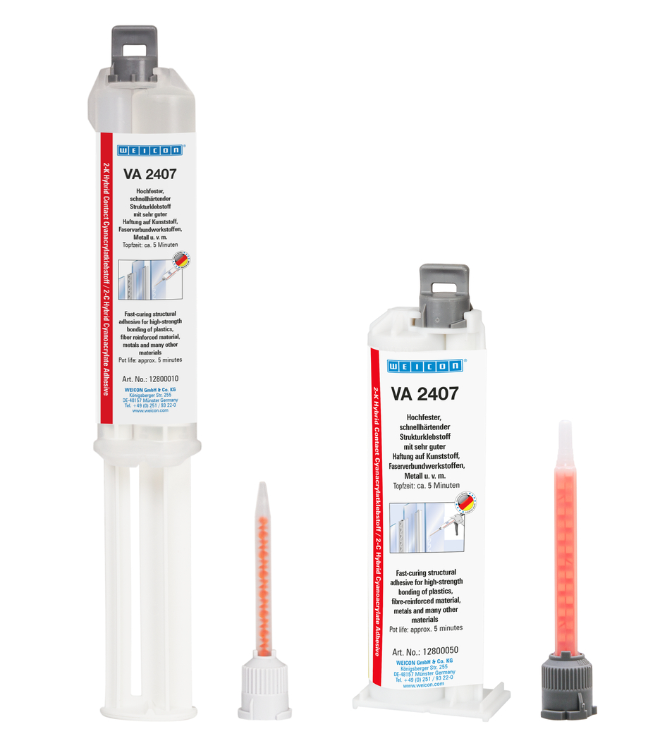 VA 2407 Lem Sianokrilat | cyanoacrylate dua komponen, penghubung celah tinggi