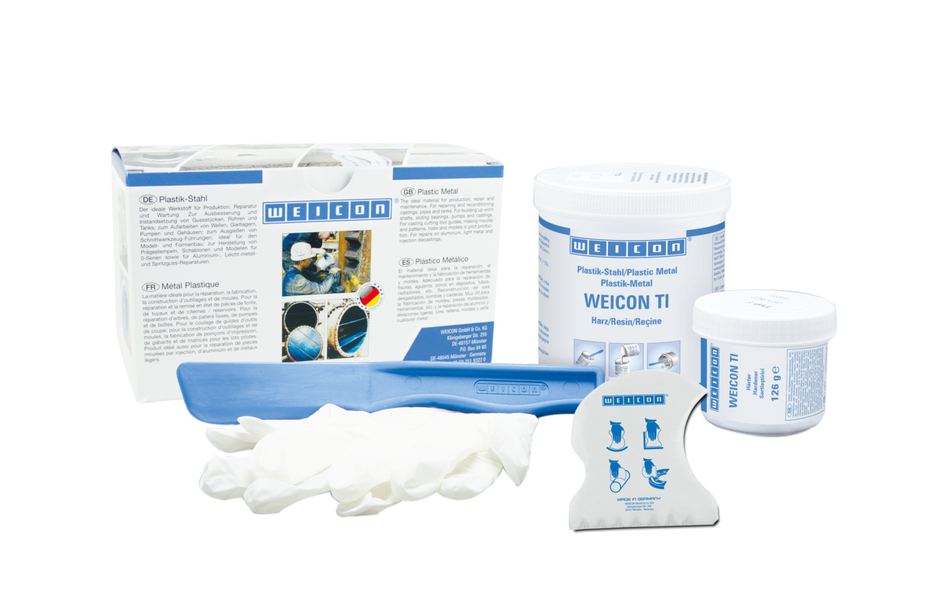 WEICON TI | sistem resin epoksi berisi titanium untuk perbaikan dan pencetakan