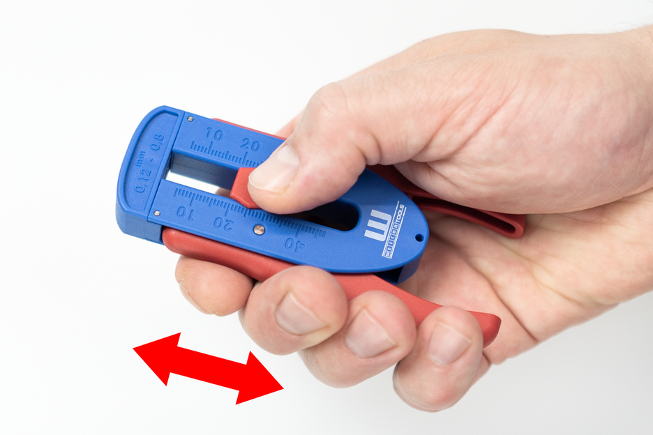 Precision Wire Stripper S | untuk konduktor tipis dan kabel I pengupasan berkisar antara 0,12 mm - 0,8 mm (36-20 AWG)