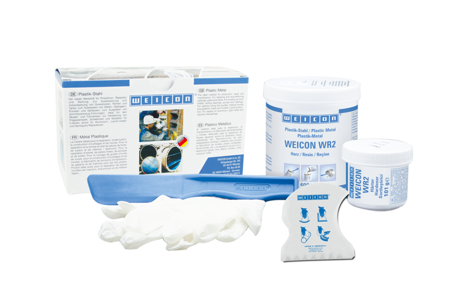 WEICON WR2 | sistem resin epoksi berisi mineral untuk perbaikan dan kompensasi celah