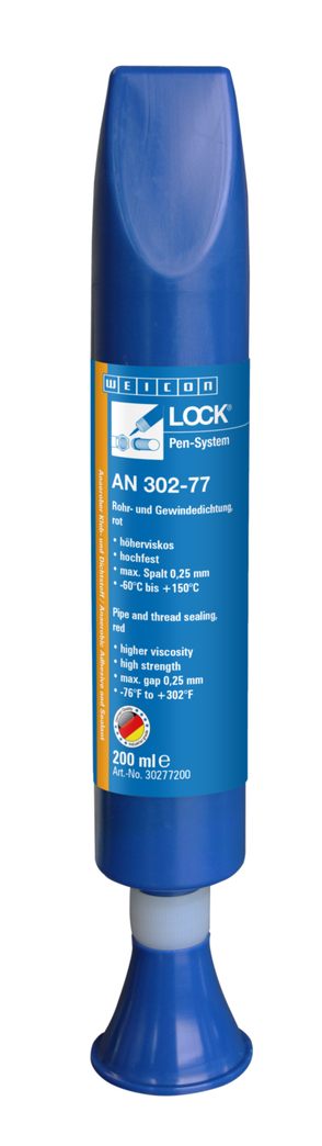 WEICONLOCK® AN 302-77 Paking Pipa dan Ulir | untuk bagian berulir besar dan flensa, kekuatan tinggi