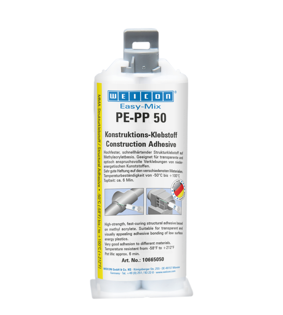 Easy-Mix PE-PP 50 Structural Acrylic Adhesive | perekat konstruksi berdasarkan metil akrilat untuk plastik khusus